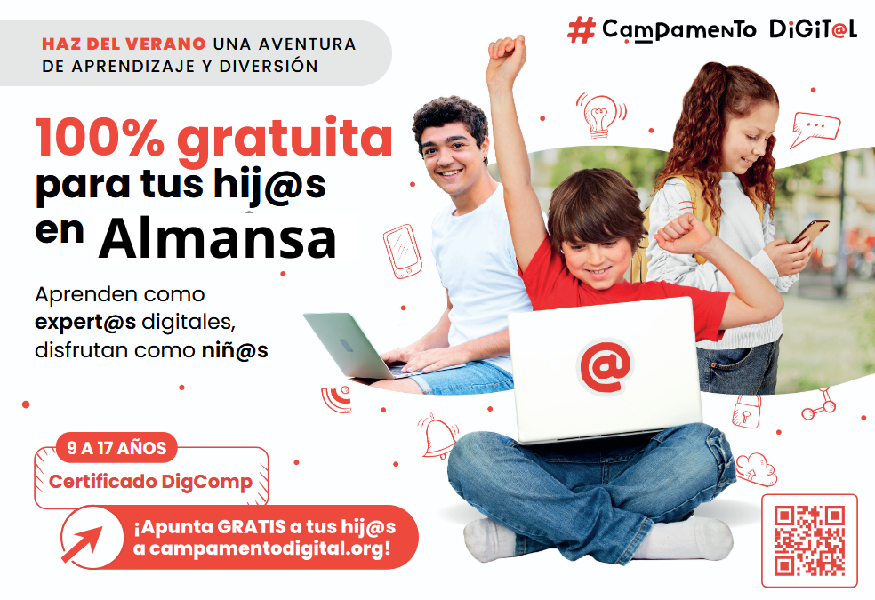 Campamento Digital llega a Almansa este verano para potenciar el talento digital de los jóvenes